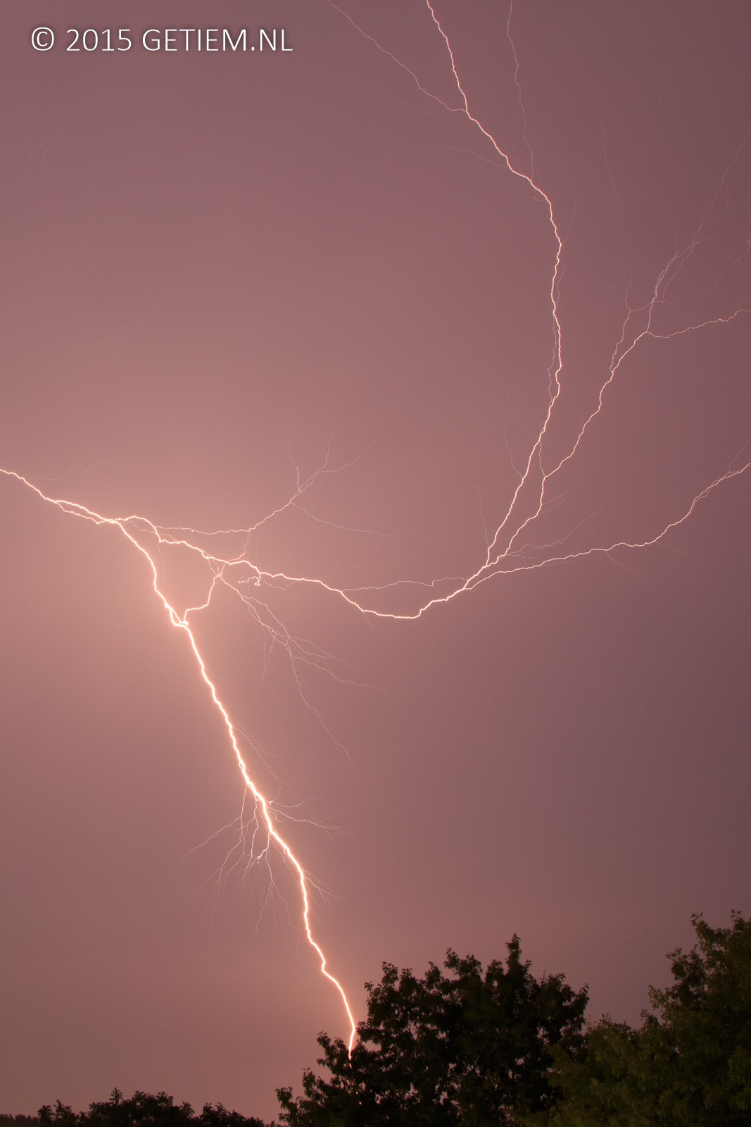 30 augustus 2015, Bliksem, Onweer