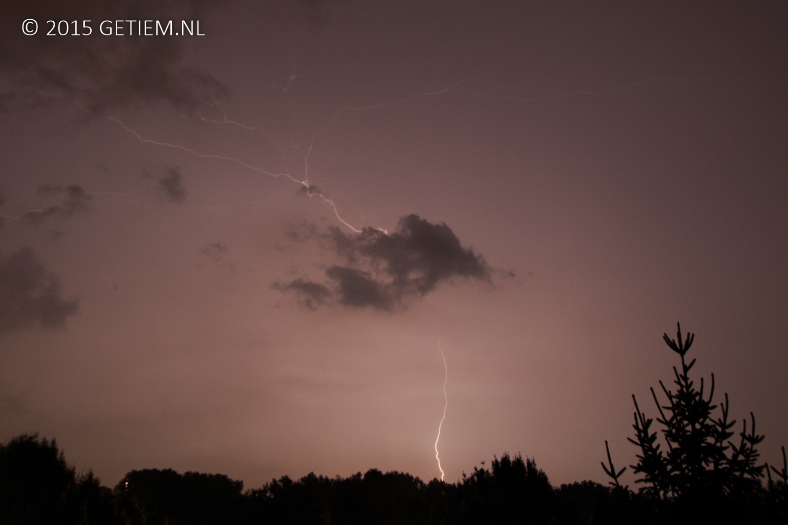 30 augustus 2015, Bliksem, Onweer