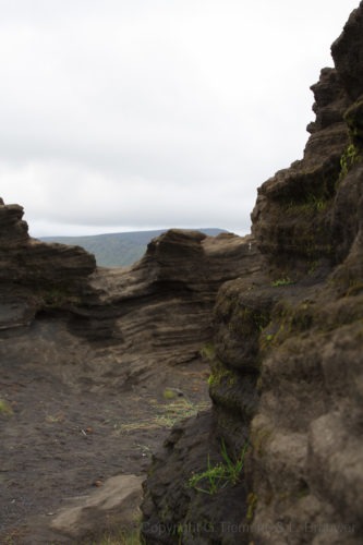 Zuidkust met lavavelden en de Svartifoss IJsland  zuidkust Zomer Waterval svartifoss Rondreis lavavelden lava IJsland Ijs Gletsjer Auto  