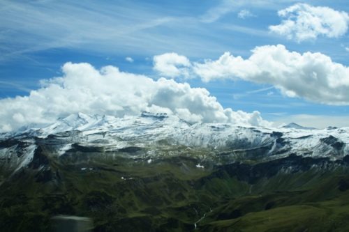 Großglockner Oostenrijk  Zomer Vakantie Sneeuw Oostenrijk Grossglockner Gletsjer Bergen Auto Alpen  